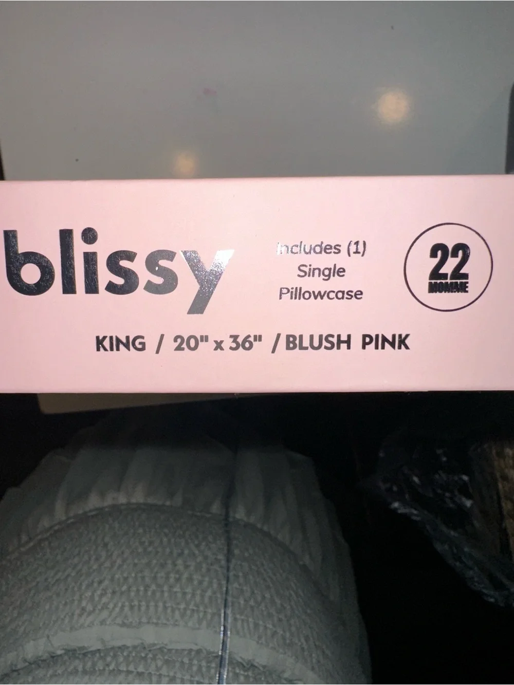Blissy 100% Mulberry Silk Pillowcase - Pink size King
